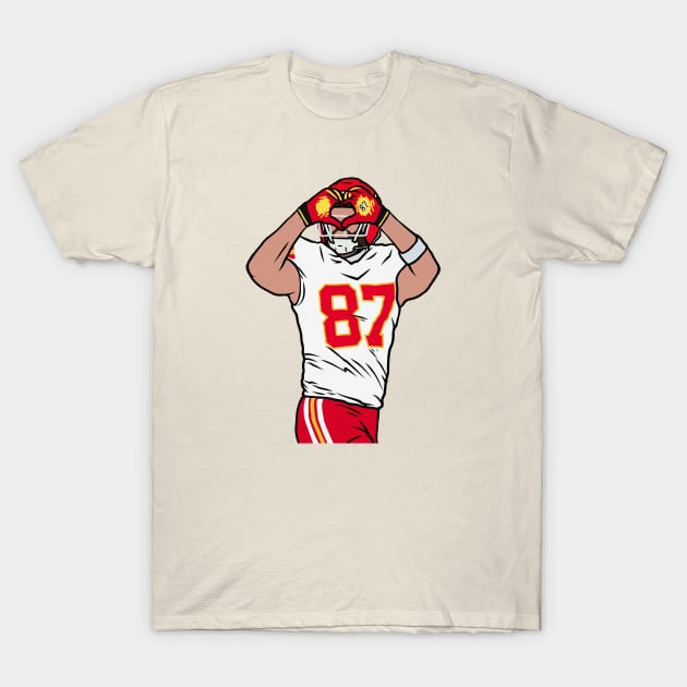 Travis Kelce Heart T-Shirt by rattraptees